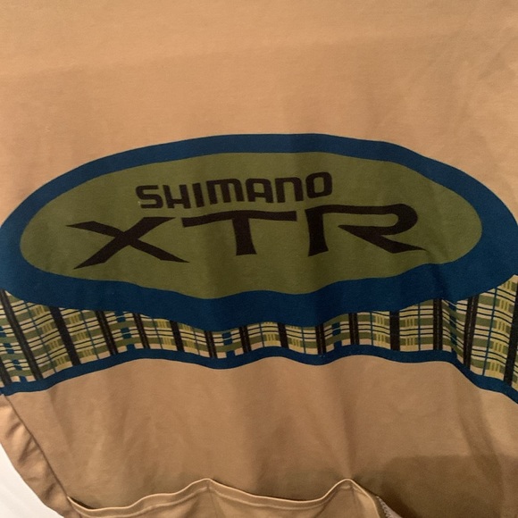 Shimano XTR Bicycle Racing Golden Half Zip short sleeve shirt w/3 back pockets😮 - Picture 10 of 11